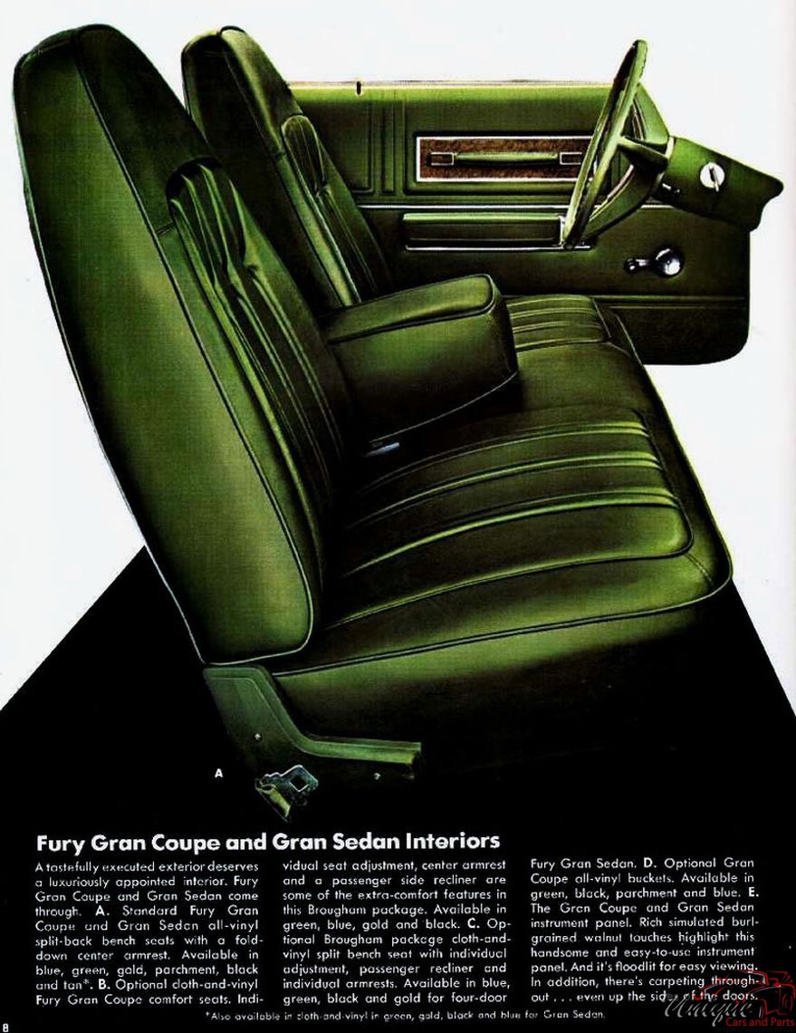 1972 Plymouth Fury Brochure Page 10